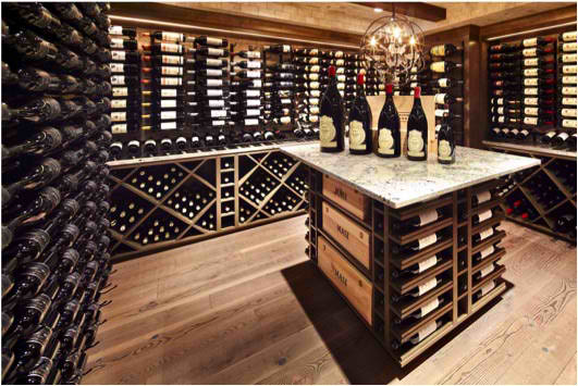 Transitional Residential Wine Cellar Project Orange County