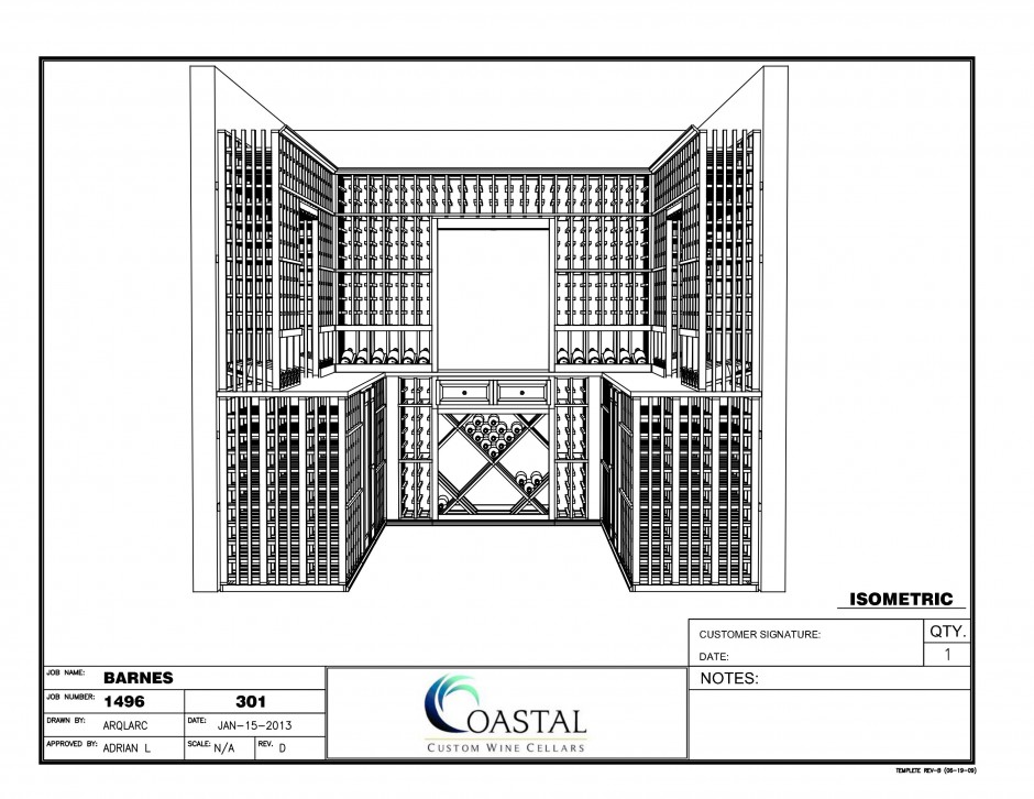 Custom Wine Cellar Design for a Home in Orange County