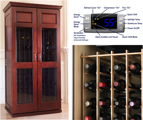 Le Cache Mission Carolina Wine Cabinet Offered by Builders in Orange County