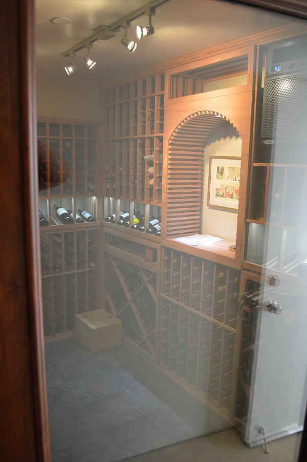Custom Glass Wine Cellar Orange County