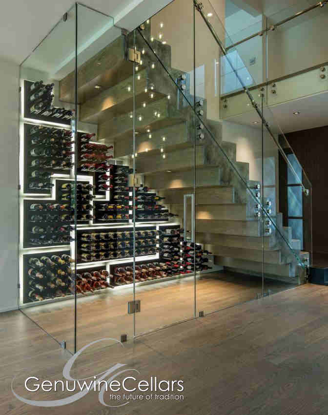 peg metal wine rack genuwine Custom Wine Cellars Orange County