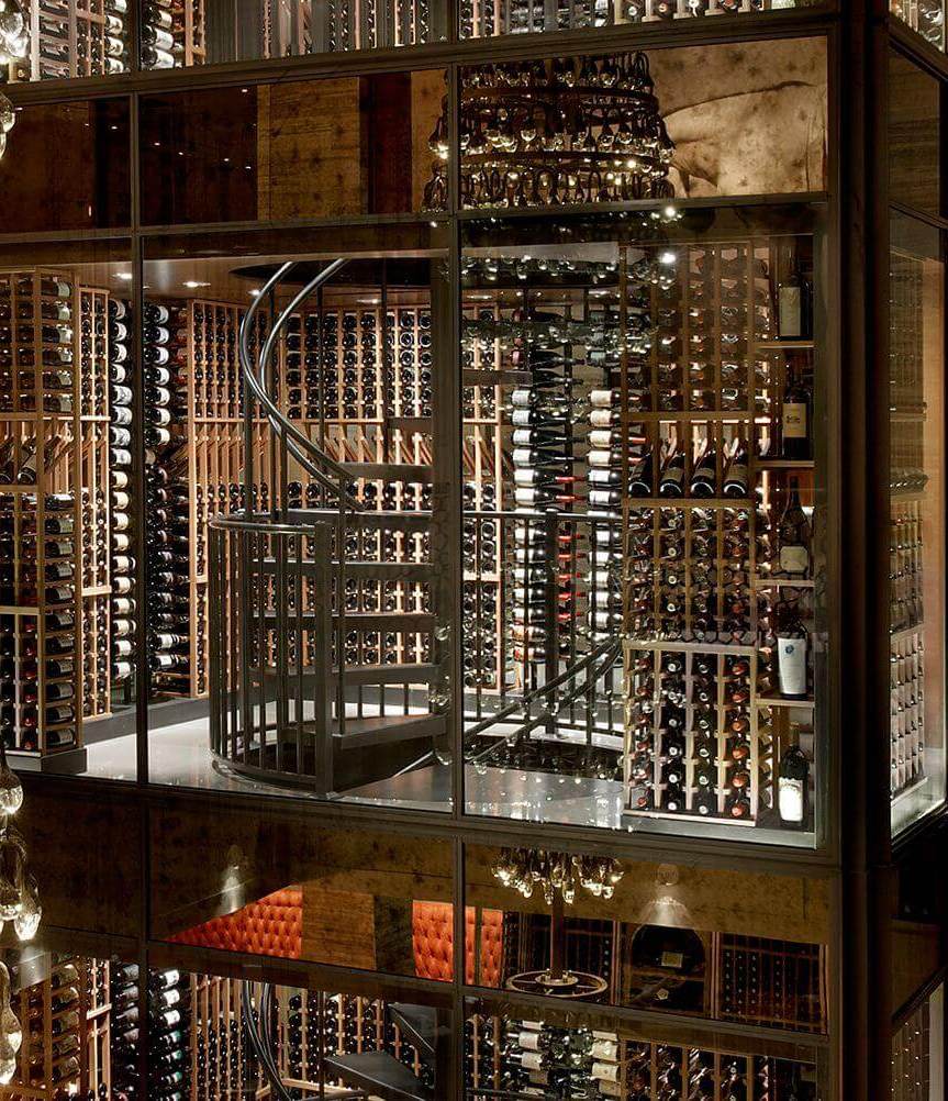 Stylish Custom Wine Cellar in Orange County