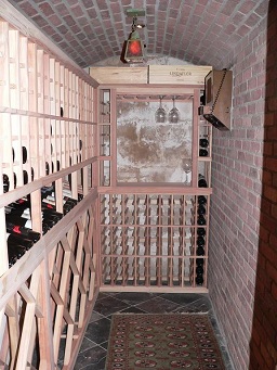 Completed Residential Custom Wine Cellar by Orange County Expert Designers and Installers
