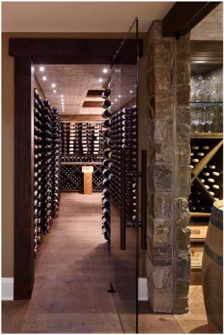 Residential Custom Wine Cellar Design Created by Orange County Master Builders
