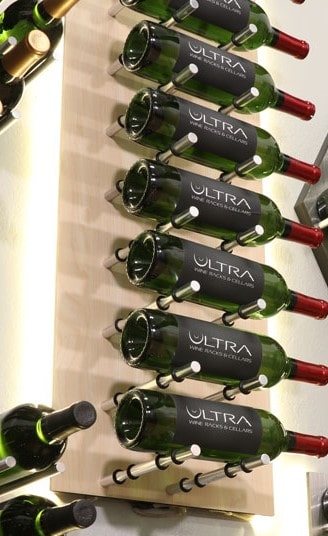 Wine PEG Series Metal Wine Racks are Ideal for Designing Residential Custom Wine Cellars in Orange County