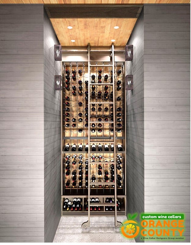 Modern Cable Wine Display Racks by Cable Wine Systems