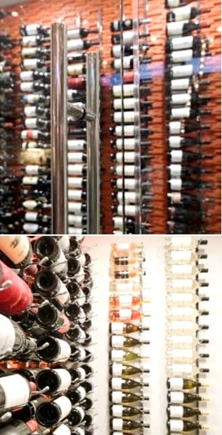 VintageView Metal Wine Racks are perfect for Building Modern Wine Cellars