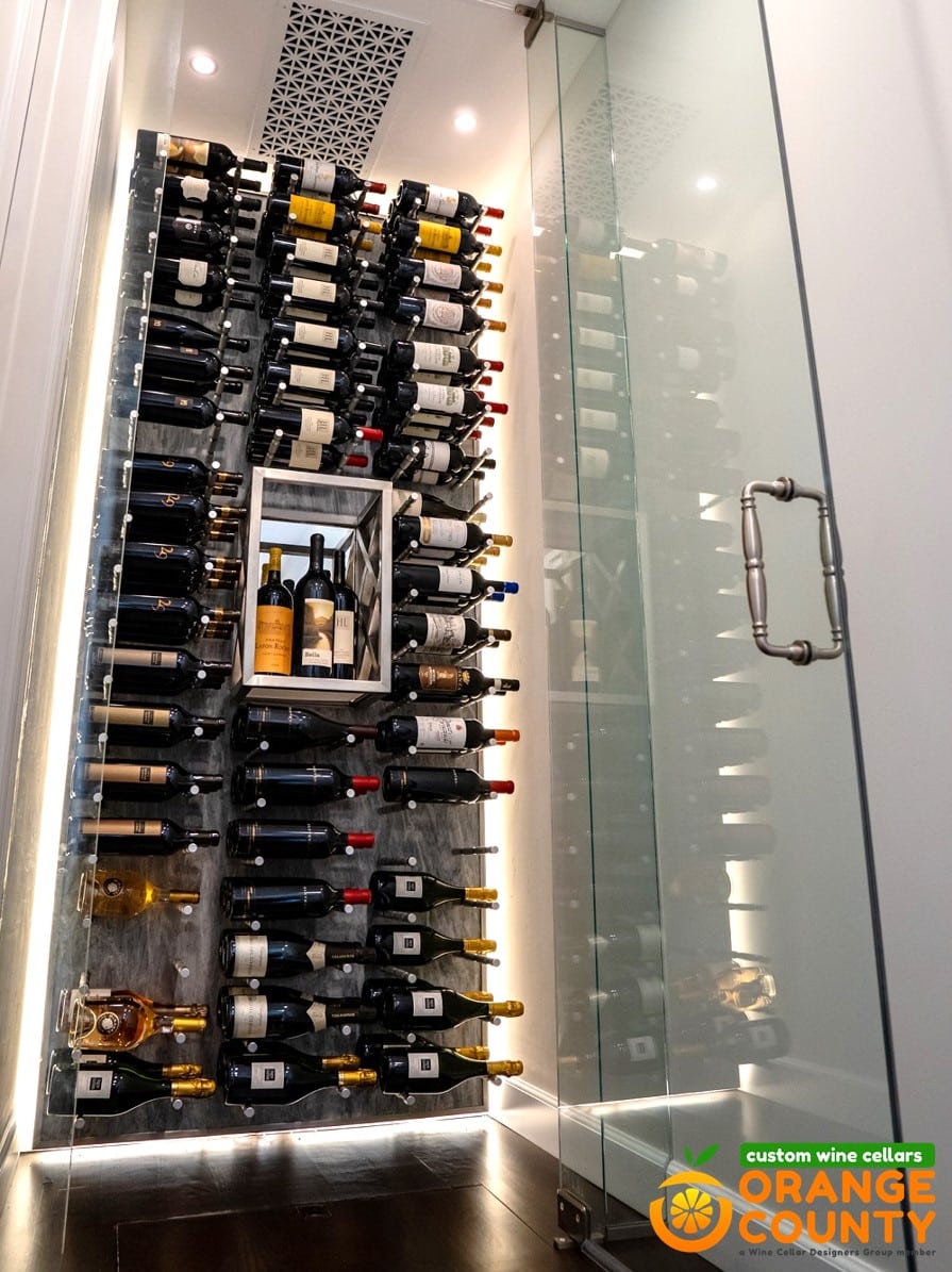 This Small Modern Wine Cellar Design is a Showpiece