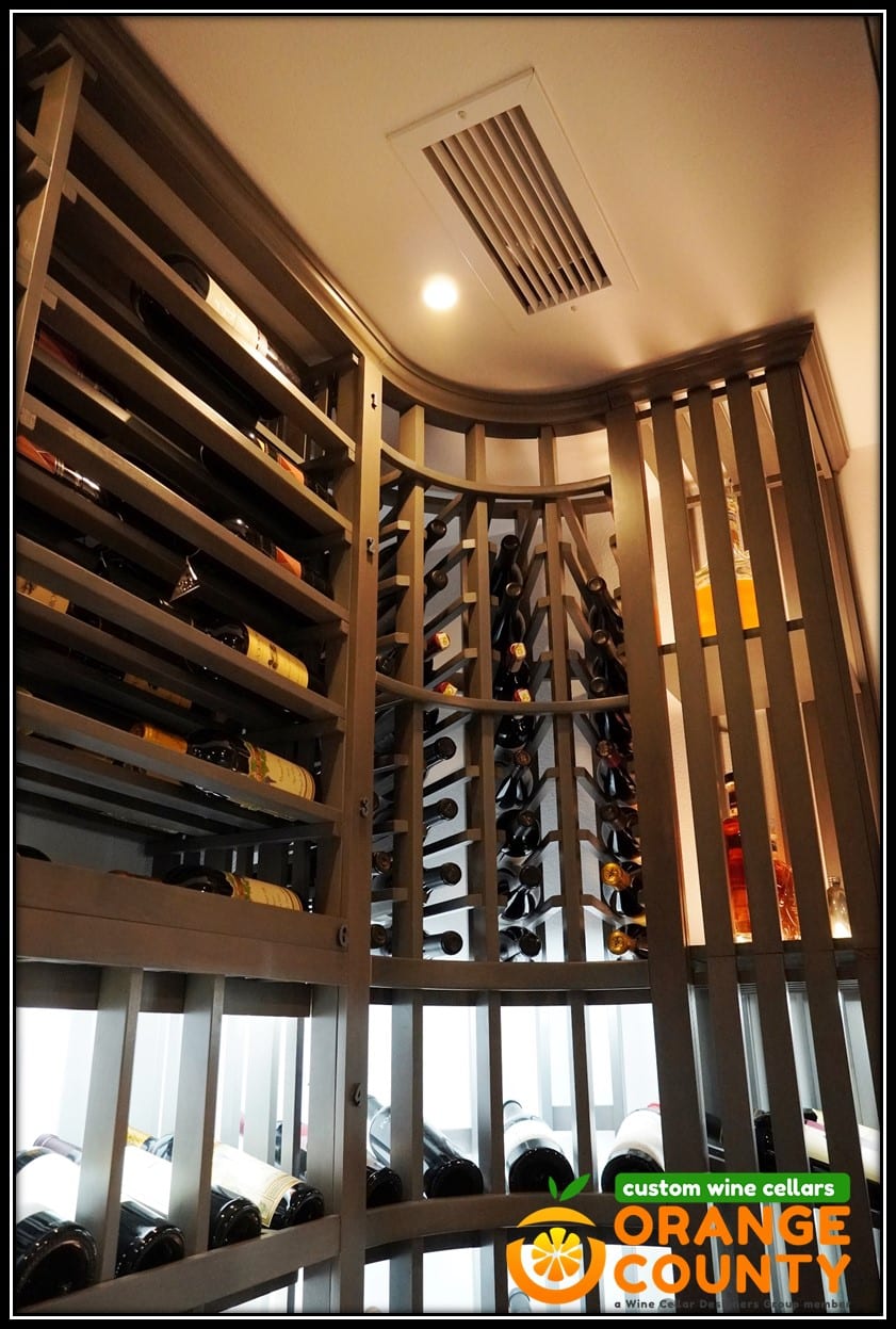 Gorgeous Custom Wood Wine Racks Designed by Orange County in California Master Builders
