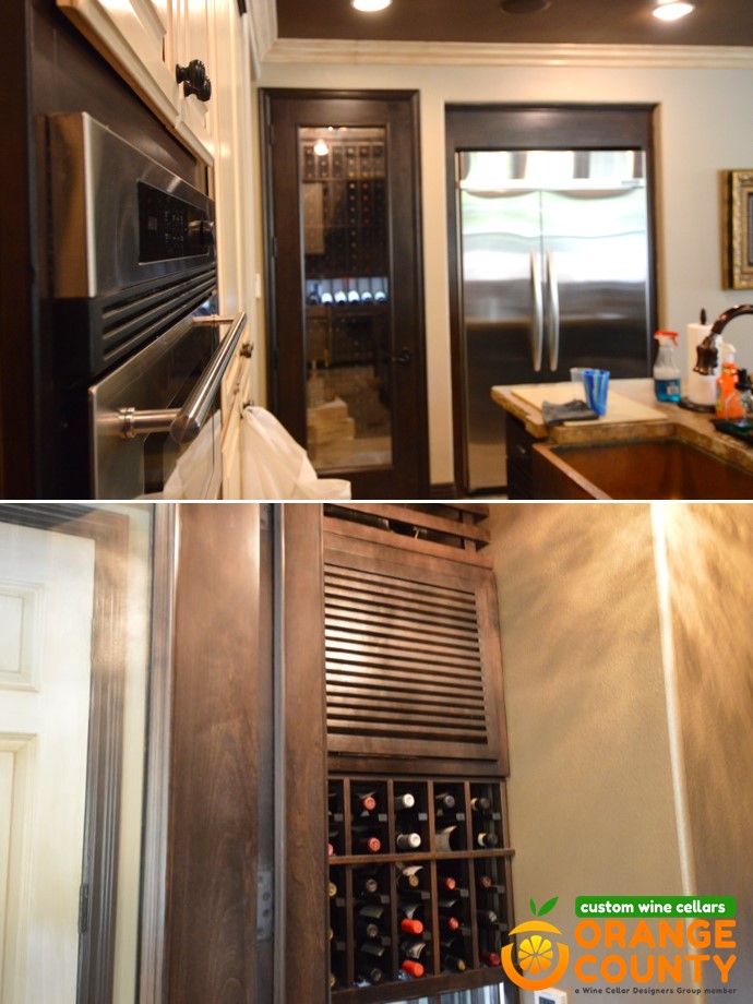 Kitchen Home Wine Cellars are Trend in Newport Beach, Orange County 