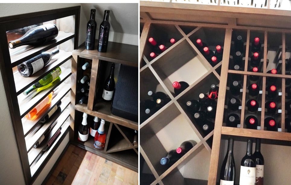 Custom Wine Room Designs Under Stairs