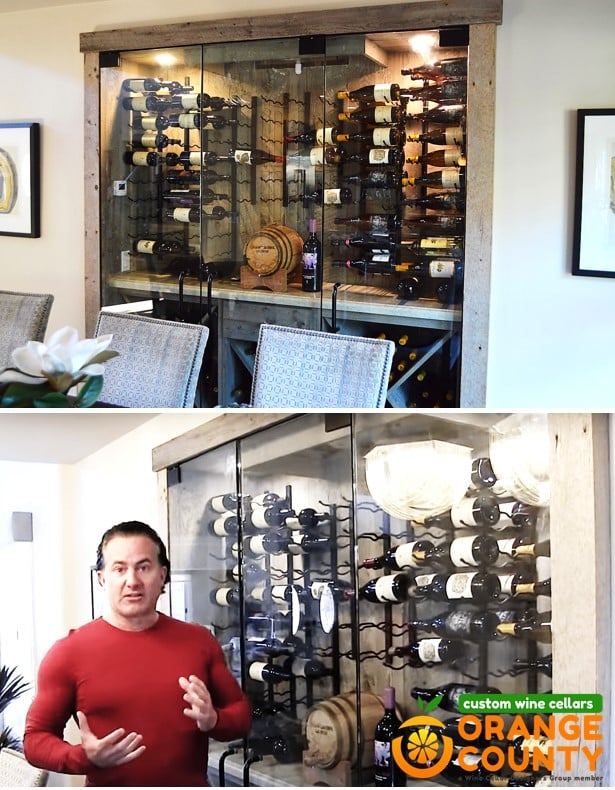Glass Wine Wall Display: a Perfect Option for Modern Homes 