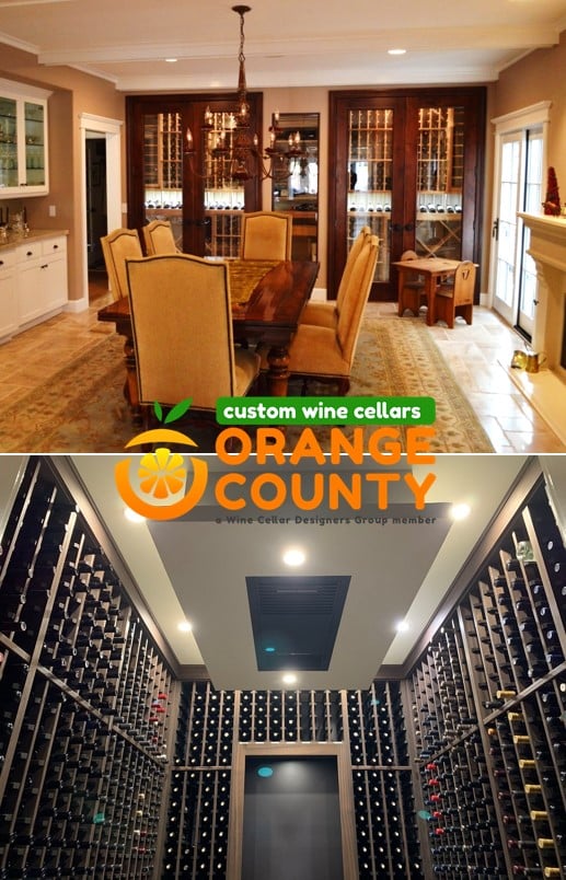 Stylish Wine Room Designs by Orange County Master Builders 