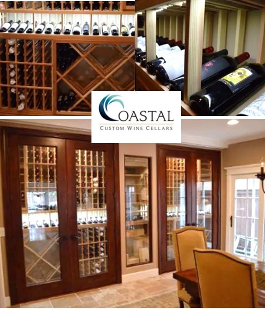 Experts in Creating Elegant Wine Room Designs Built this Beautiful Wine Cellar Cabinet 