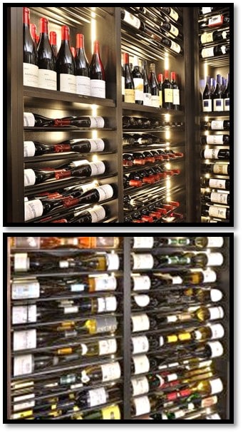 Metal Wine Racks are Perfect for Modern Commercial Custom Wine Cellars