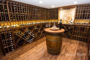 12 - Traditional Orange County Anaheim Residential Wine Cellars Designs in Wood