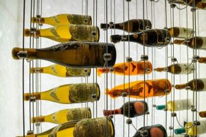 36 - Home Custom Wine Cellars California-Suspended-Wire-Cable-Wine-Displays-Ultra-Modern