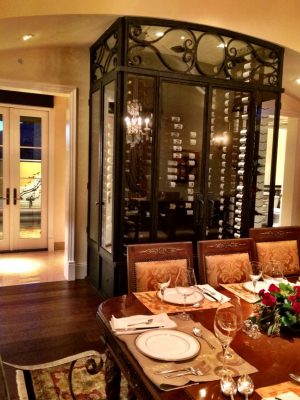 24 - New Braunfels Near Orange County Metal and Glass Classy Refrigerated Wine Cellar VintageView Innovations