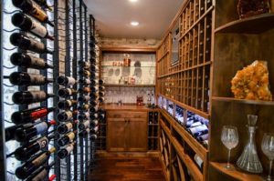 40 - Contemporary custom wine cellar in Orange County