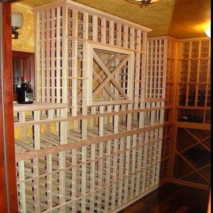 39 - Wooden wine cellar customized in Orange County