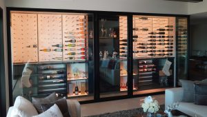 42 - Wine Cellar Designers Custom Home Orange County Modern Contemporary Display Newport Beach California Project