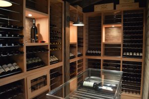 24 - Steel Custom Wine Cellar Designs Contemporary with Wood Laguna Niguel Orange County California Installation