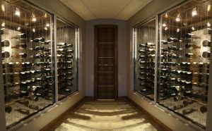 03 - Wine Cellar Innovations Designs Newport Beach California with Cable Wine Systems Ultra Contemporary Contemporary Wine Cellar Design