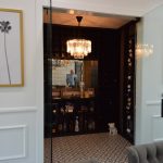 Wine cellar doors made of glass are always tempered and at least dual-paned. This prevents moisture from forming on the glass no matter how unstable the temperature is in Orange County.