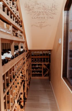 4 - Custom Wine Racks Under Stairs
