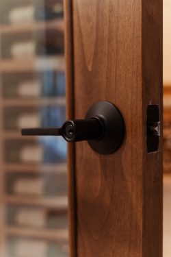 10 - Wooden Wine Cellar Door Under Stairs Door Handle